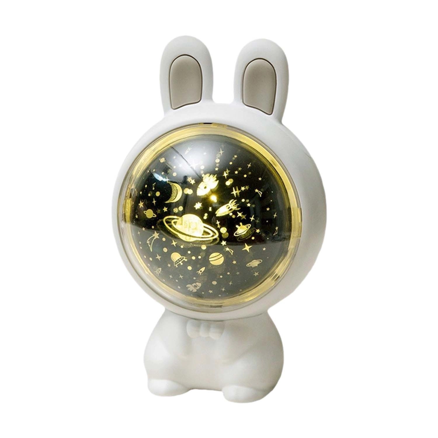 Eko-Light Lampka projektor KOSMONAUTA 4W LED biała