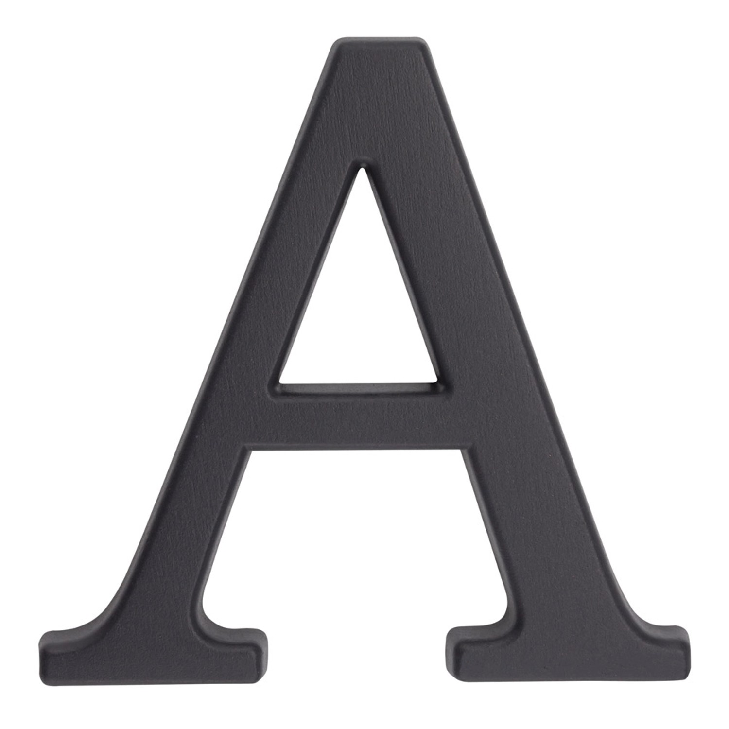 Metro Litera A aluminiowa grafitowa wys. 10,5cm