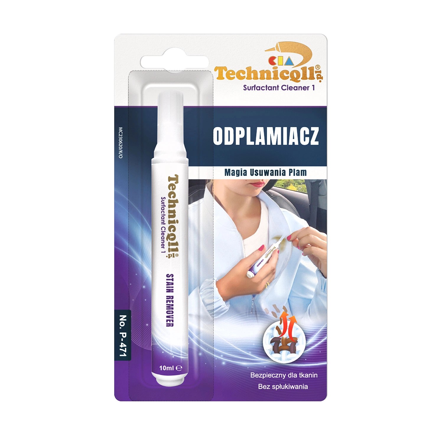 Techniqll Odplamiacz do tkanin 10 ml