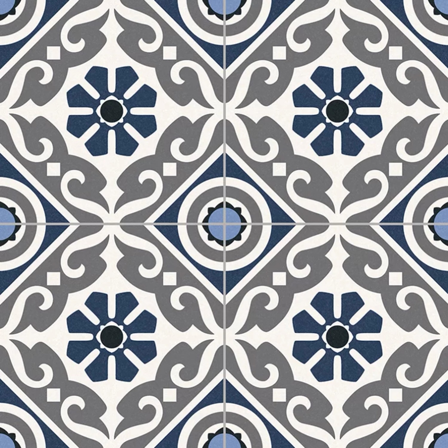 Gres szkliwiony Musa blue 33,15 x 33,15 cm