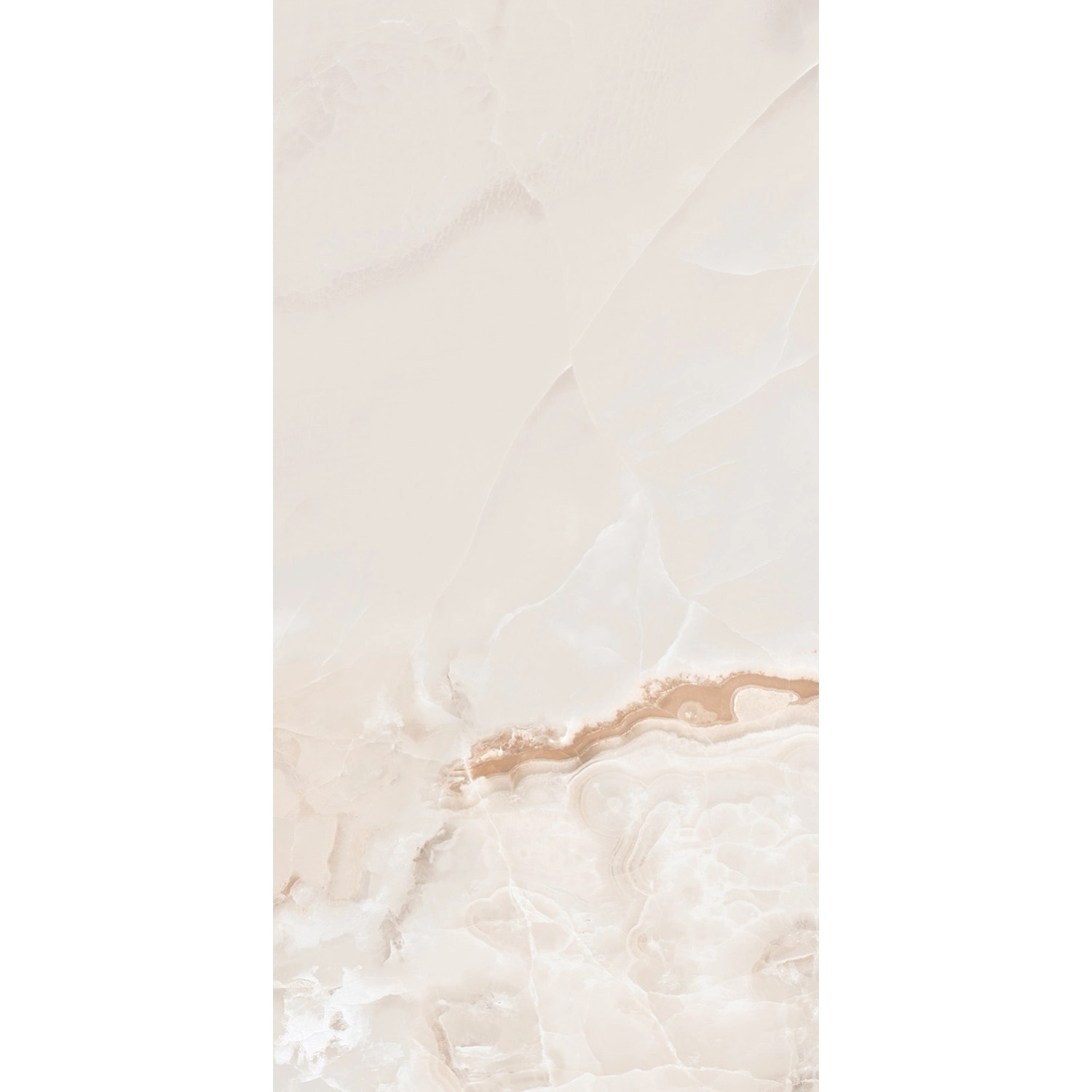 Gres szkliwiony polerowany Hampton bianco 60 x 120 cm