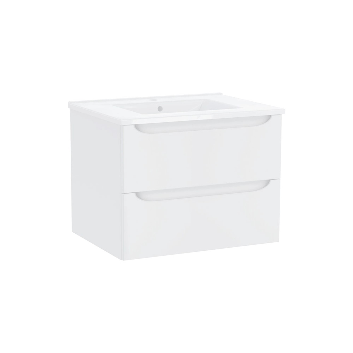 Mirano Zestaw Selvia Szafka Z Umywalką Biały 60 Cm