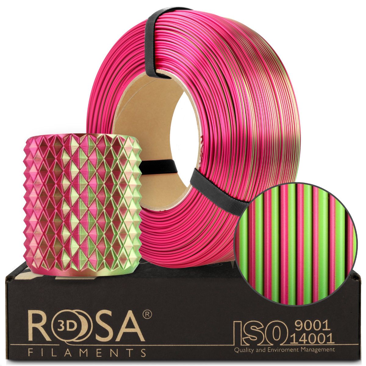 Filament 3D ReFill PLA Magic Silk Dragon Fruit