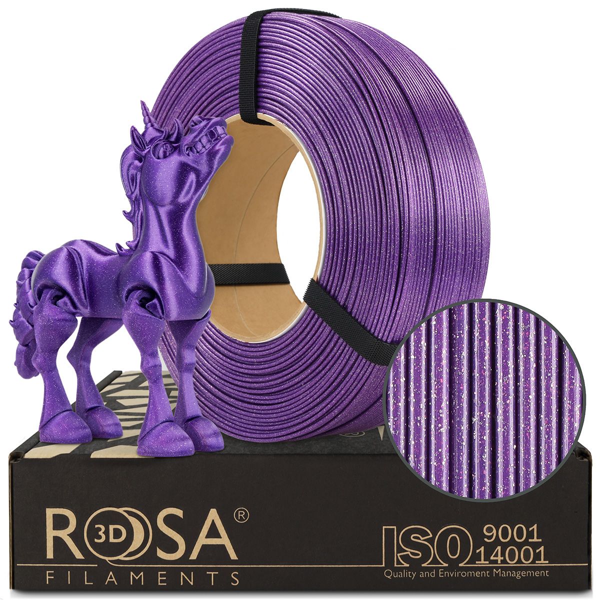 Filament 3D ReFill PLA Galaxy Violet