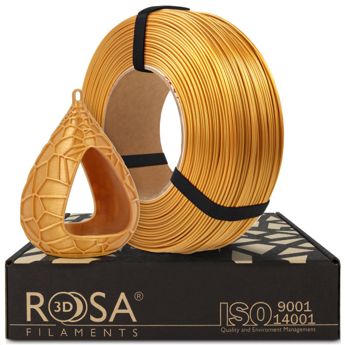 Filament 3D ReFill PET-G Standard HS Gold Metallic