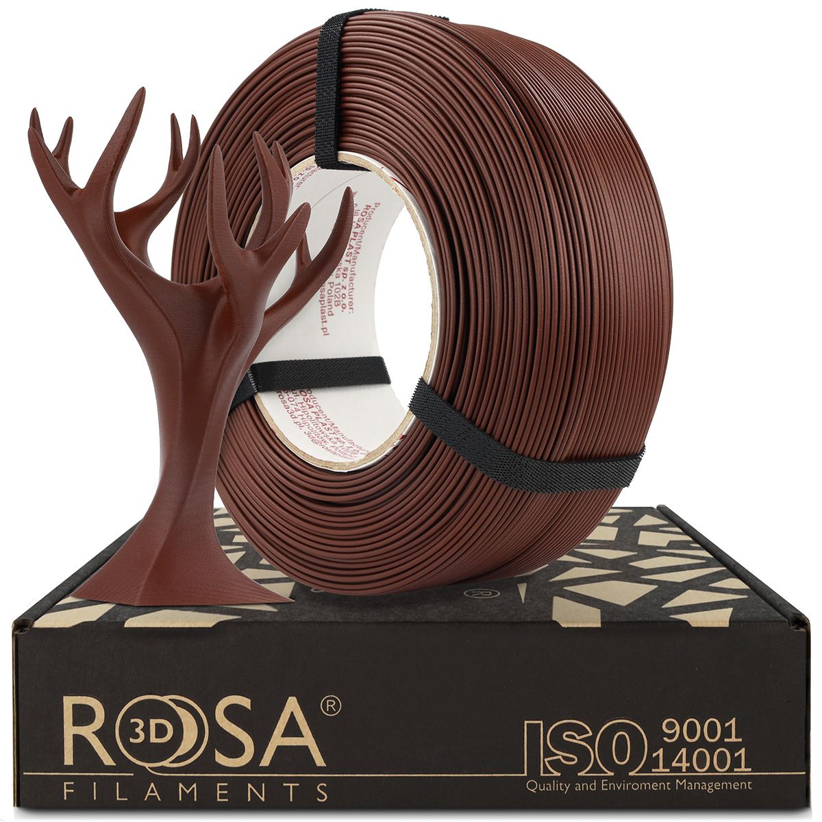 FILAMENT 3D ReFill PLA-CF Matt Fired Brick 1,75mm 1kg