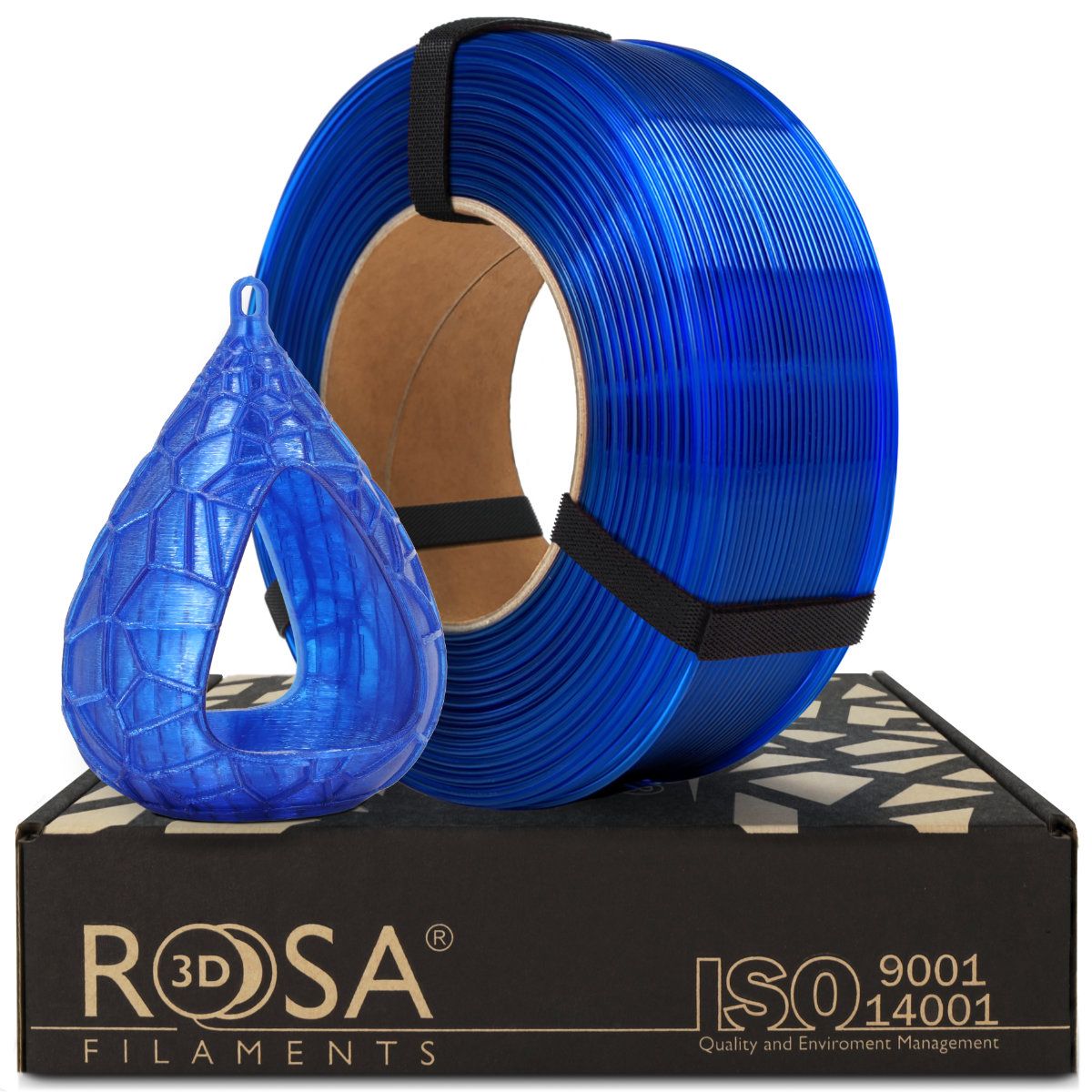 Filament 3D ReFill PET-G Standard HS Blue Sky Transparent