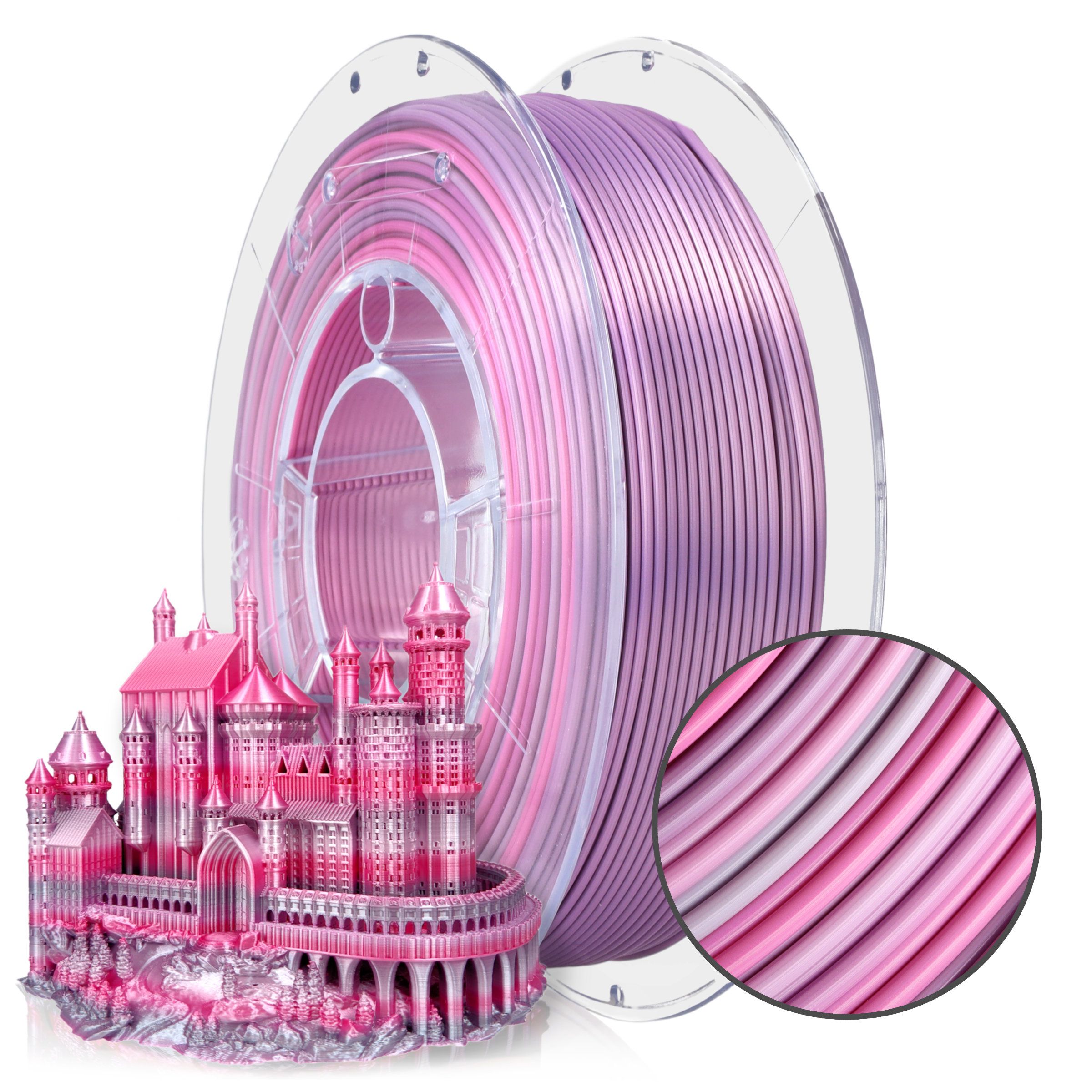 Filament 3D PLA Multicolour Flower