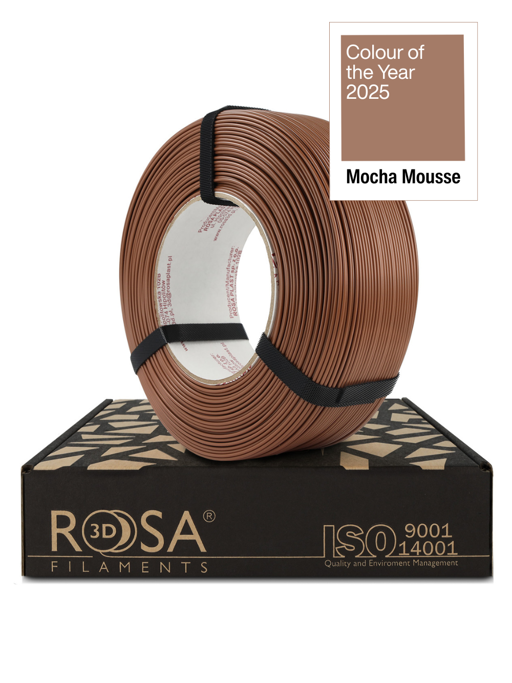 FILAMENT 3D ReFill PLA Starter Mocha Mousse 1,75mm 1kg