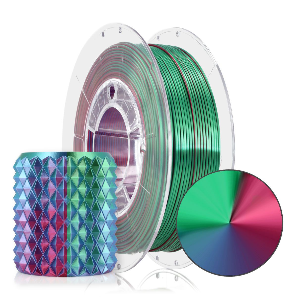 Filament 3D PLA Magic Silk Aurora