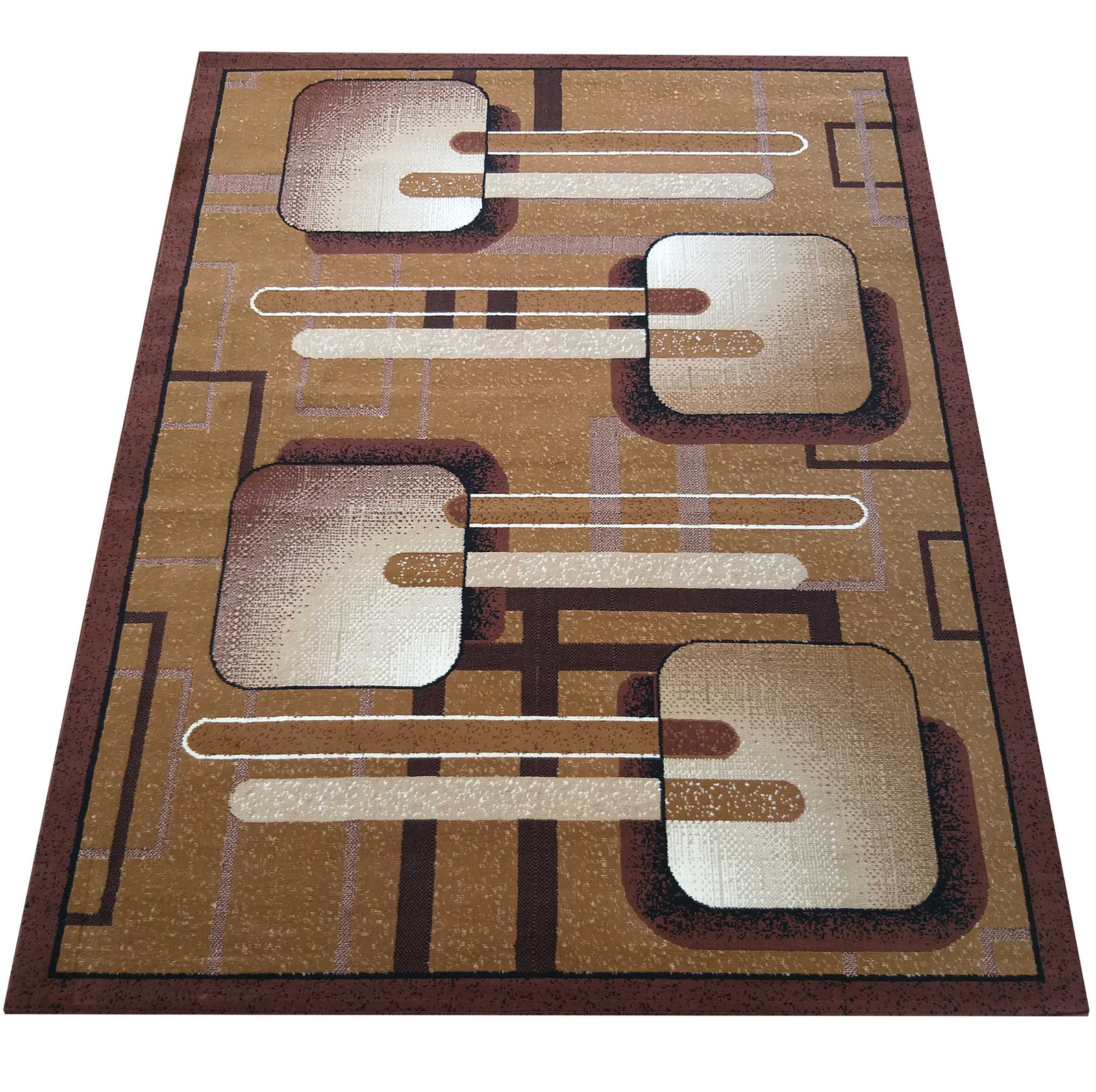 Dywan klasyczny BCF Anto 16 - brązowy