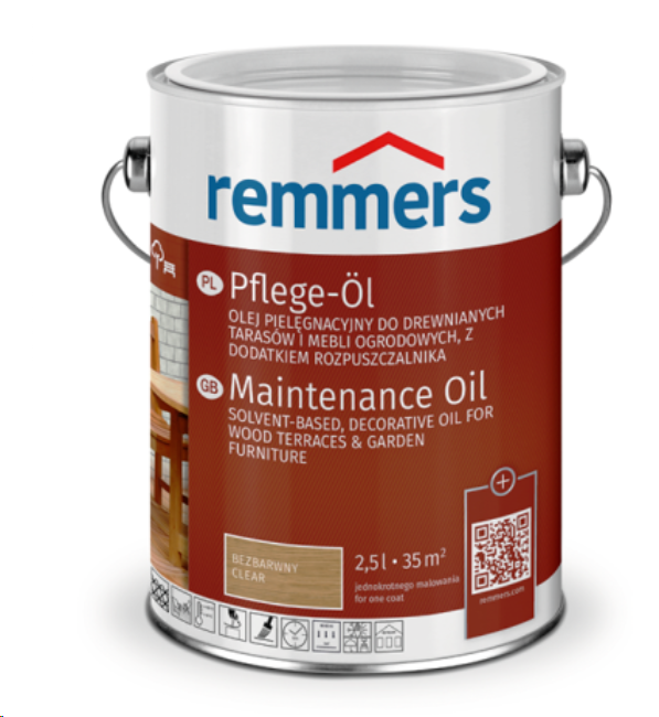 REMMERS PFLEGE-OL OLEJ DO DREWNA 5L HEBAN