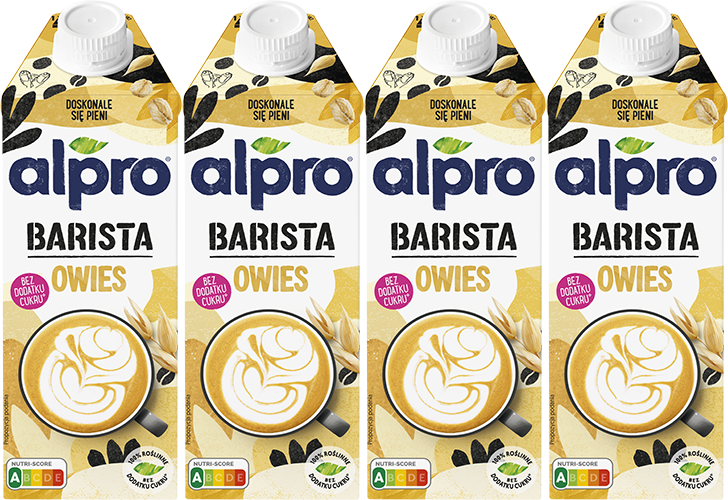 4x Napój owsiany Alpro Barista, 750ml