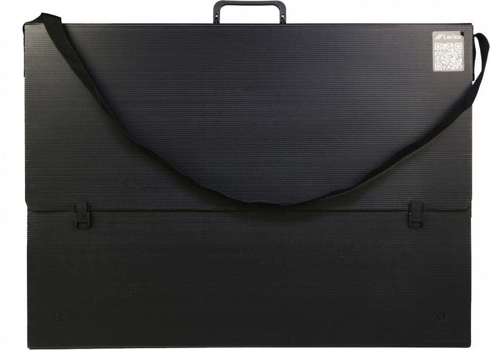 Teczka na rysunki Leniar B1, 1020x730x35 mm, 1 sztuka, czarny