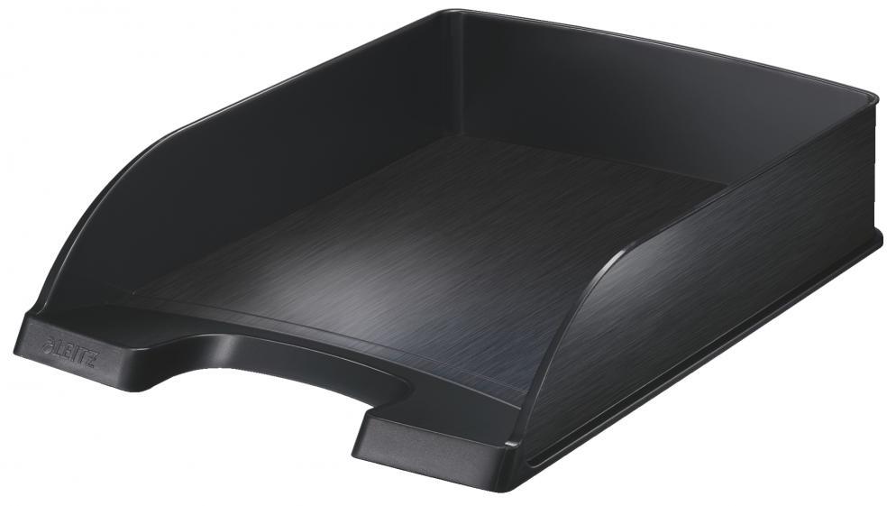 Półka na dokumenty Leitz Style, A4, plastikowa, czarny