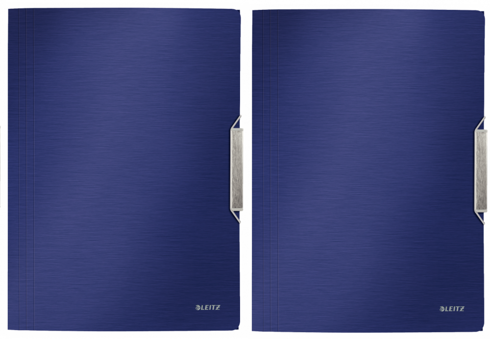 2x Teczka plastikowa z gumką Leitz Style, A4, 15mm, niebieski