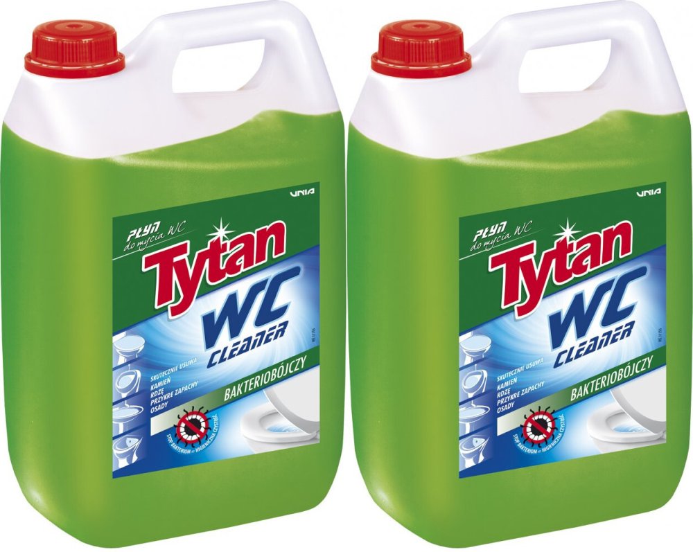 2x Płyn do czyszczenia WC Tytan zielony, 5kg