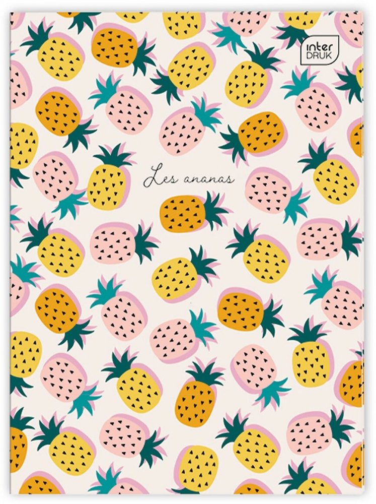 Zeszyt w linie Interdruk, A4, 32 kartki, mix wzorów