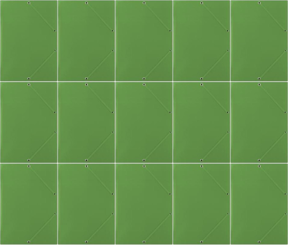 15x Teczka kartonowa z narożną gumką Donau, A4, 3-skrzydłowa, 400g/m2, zielony