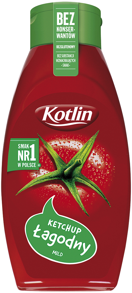 Ketchup Kotlin 650g, łagodny