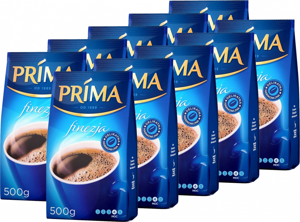 10x Kawa mielona Prima Finezja, 500g