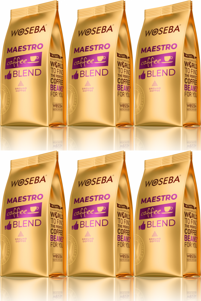 6x Kawa mielona Woseba Maestro, 250g
