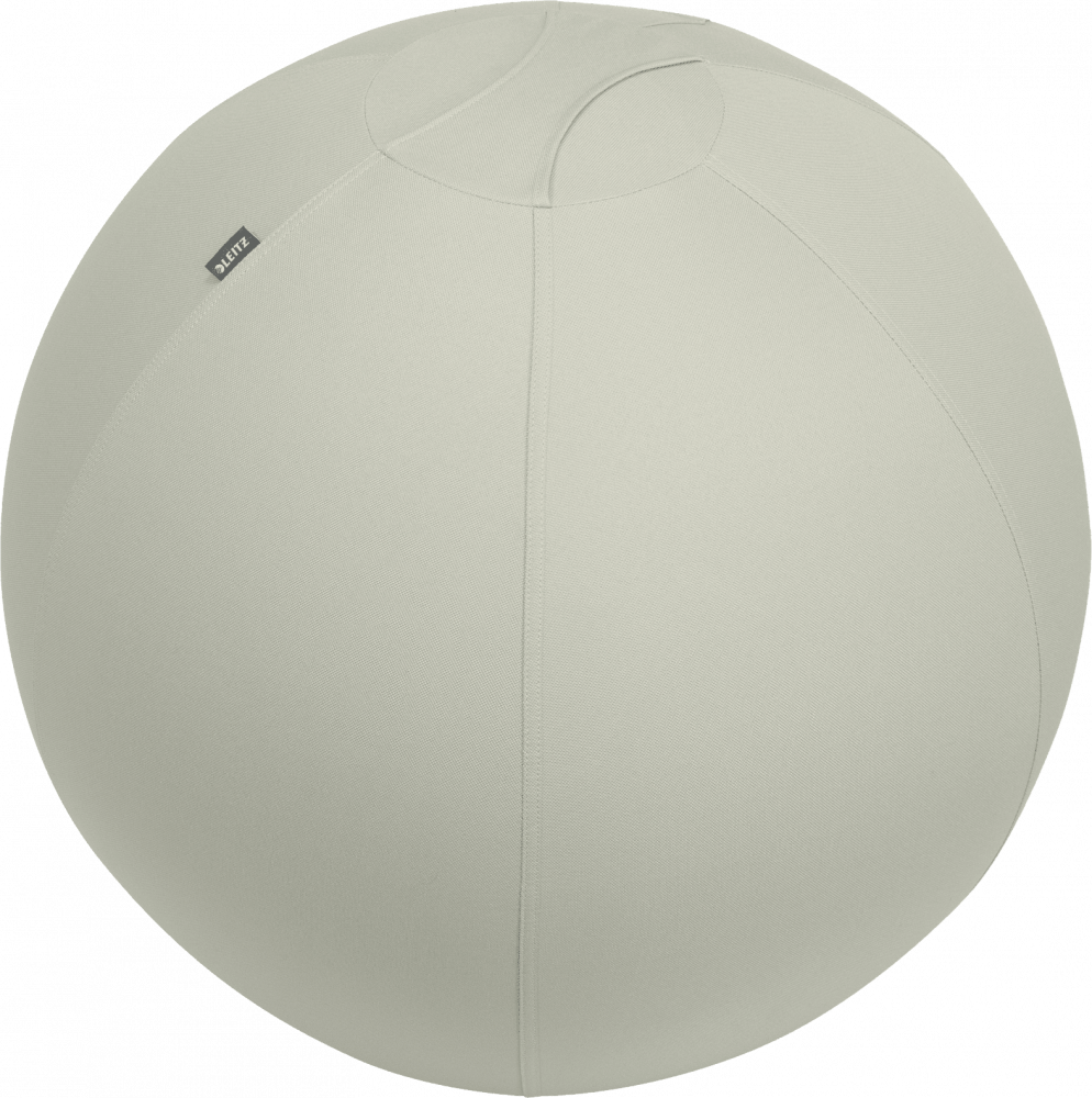Piłka do siedzenia Leitz Ergo, 65cm, z zabezpieczeniem przed niekontrolowanym toczeniem się, jasnoszary