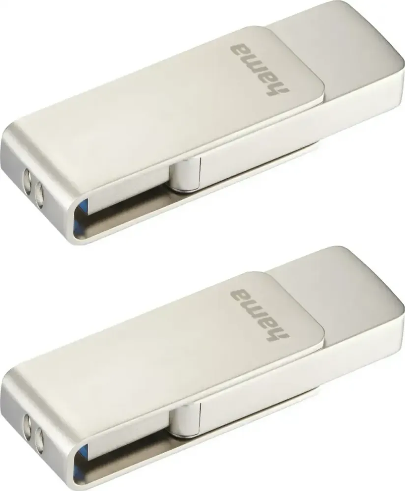2x Pendrive Hama Rotate Pro USB Stick, 256GB, obracany, USB 3.0, srebrny