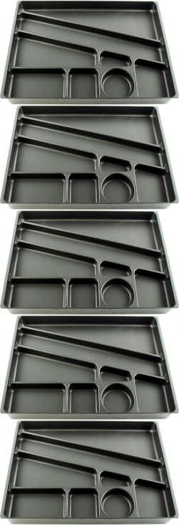 5x Tacka na przybory biurowe Durable Idealbox Pen Tray, 240x36x340mm, antracytowy