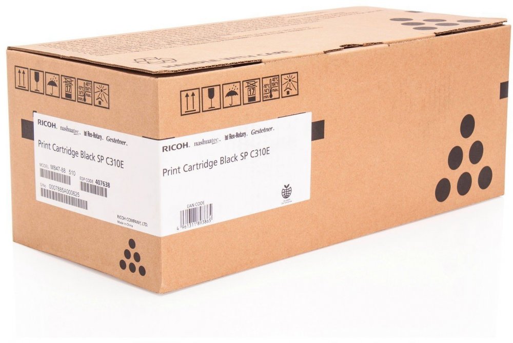 Toner Ricoh 406348 (407638), 2300 stron, black (czarny)