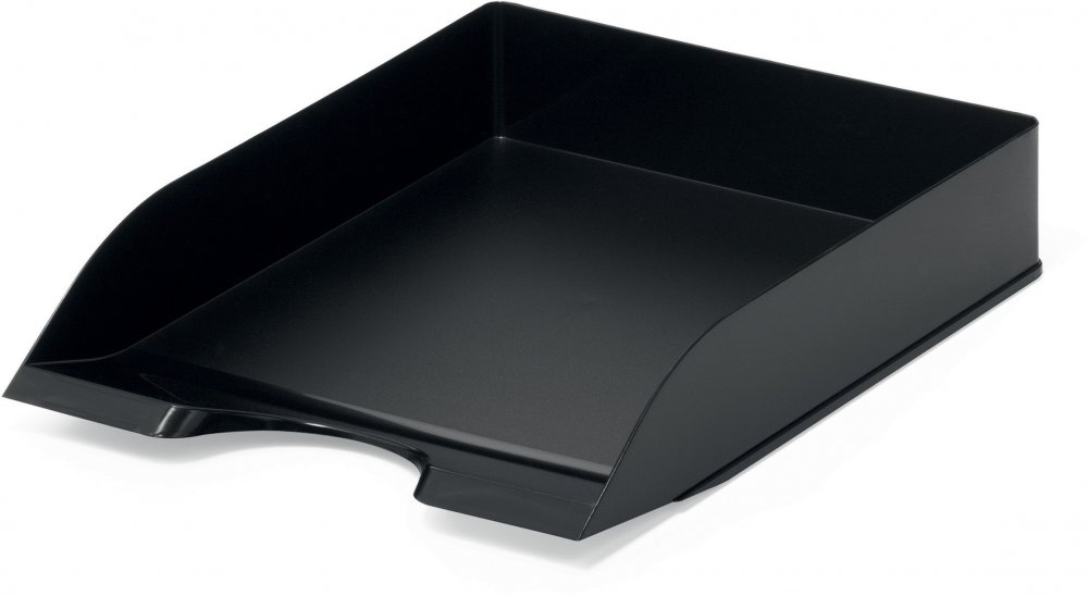 Półka na dokumenty Durable Basic, A4, plastikowa, czarny