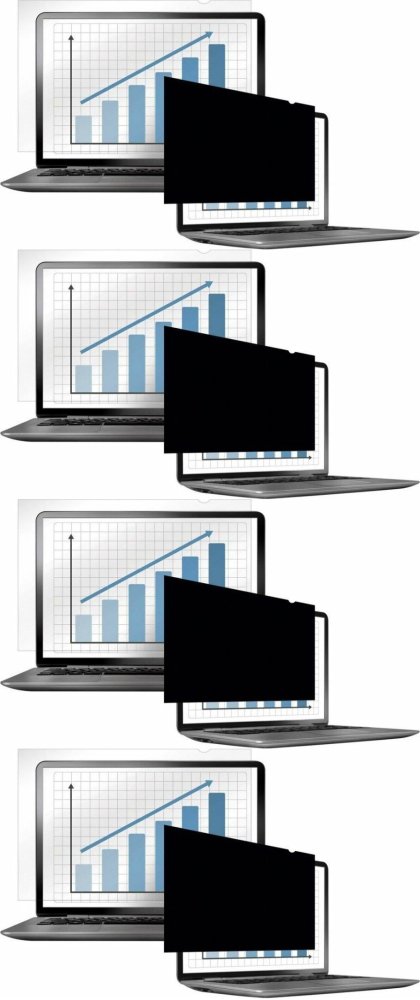 4x Filtr prywatyzujący do monitora Fellowes PrivaScreen , 13.3", W - panoramiczny