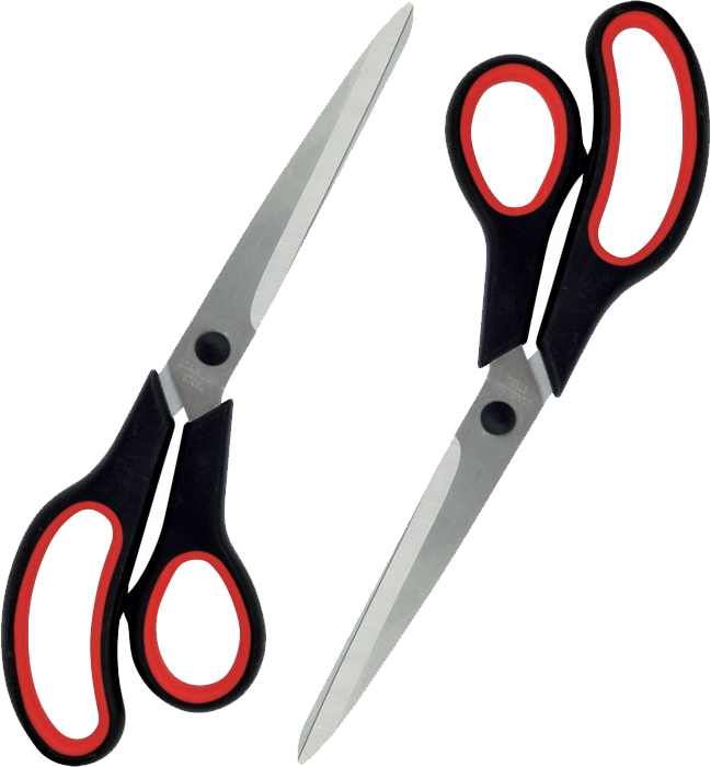 2x Nożyczki biurowe Grand Soft 10 GR-5100, 25cm, czarny