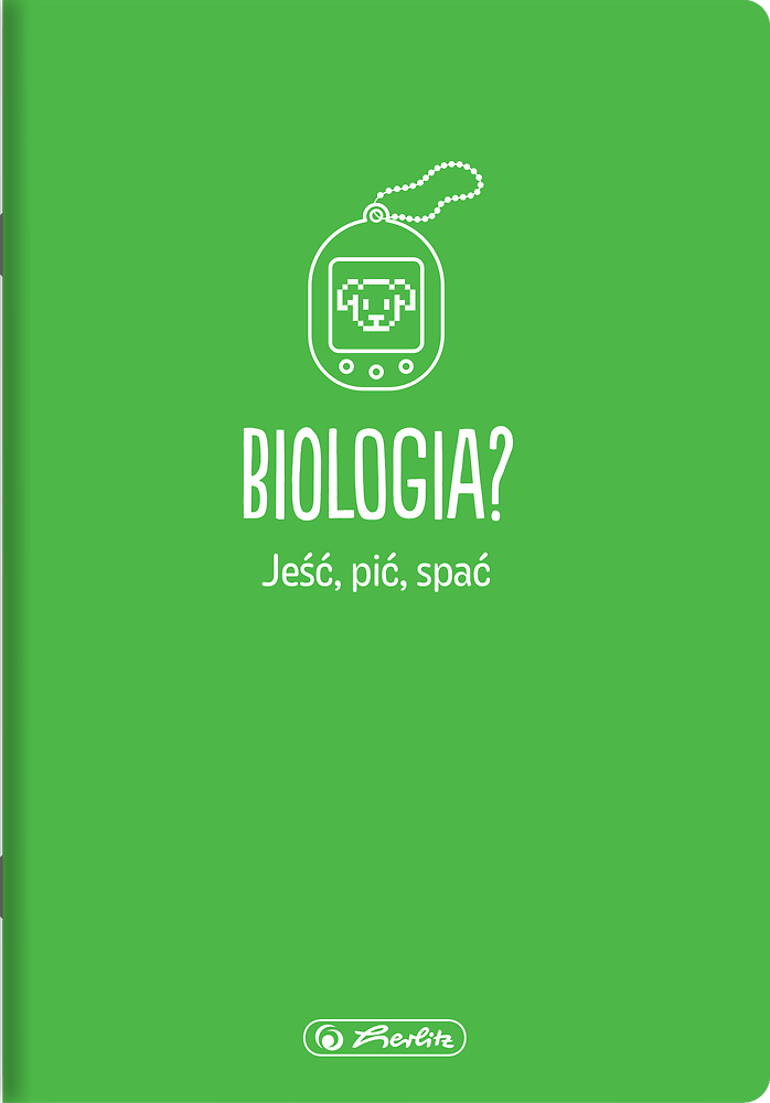 Zeszyt przedmiotowy w kratkę Herlitz Biologia, A5, miękka oprawa, 60 kartek, zielony