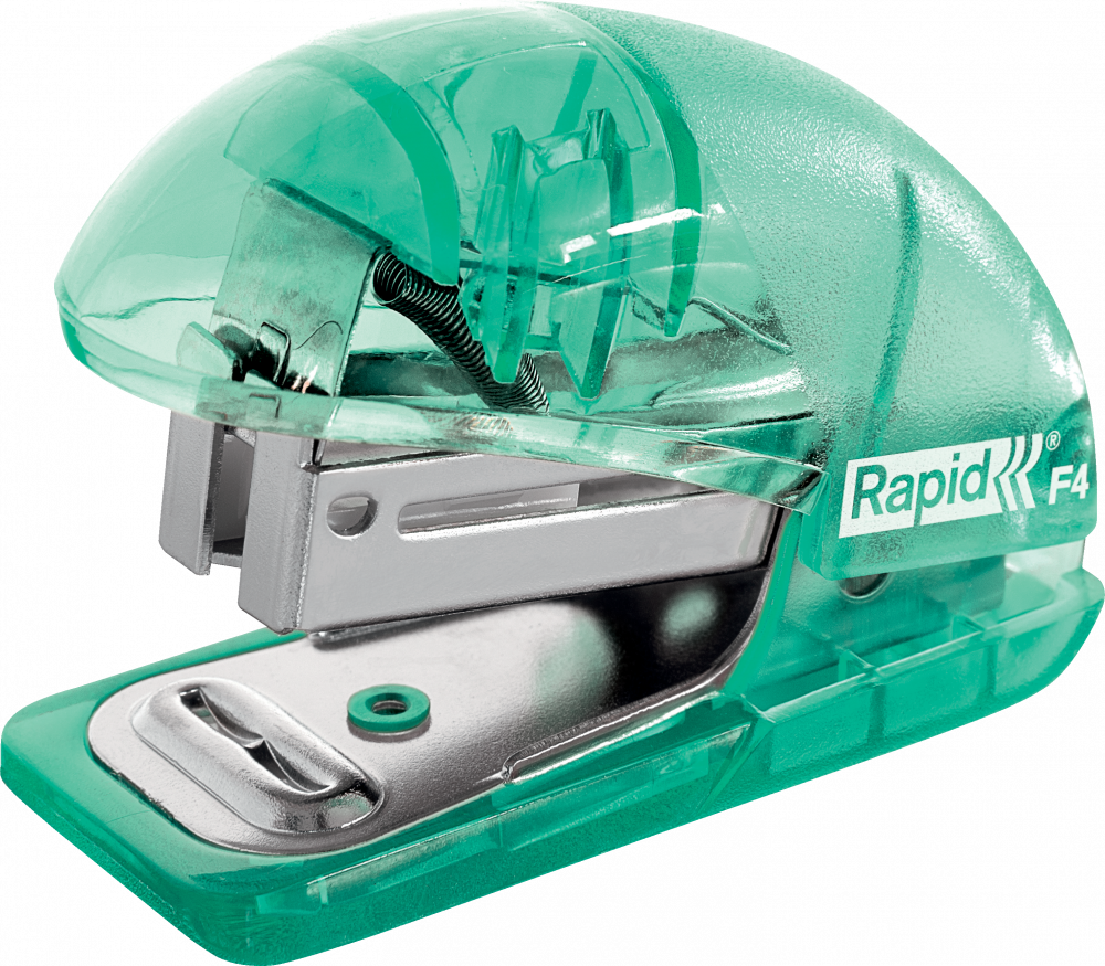 Zszywacz Rapid Colour'Breeze F4 mini, do 10 kartek, zielony