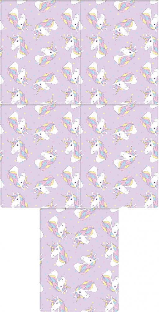5x Etui na dowód, legitymację, kartę płatniczą, kartę rowerową Biurfol Unicorn