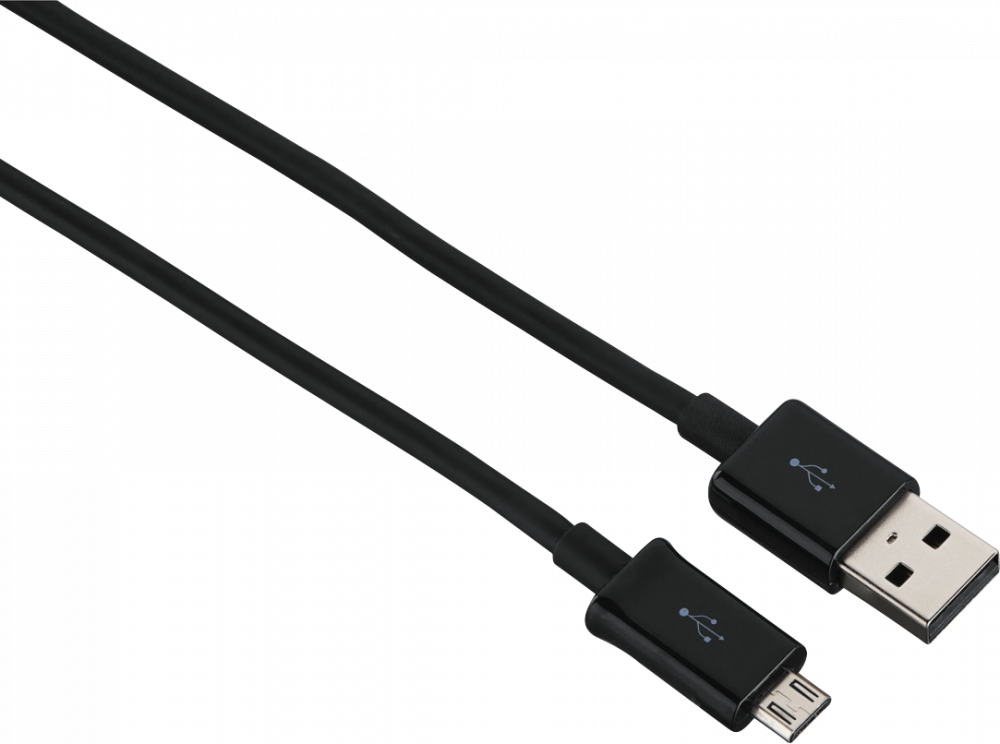 Kabel USB 2.0- Micro USB B Hama, 0.9m, czarny