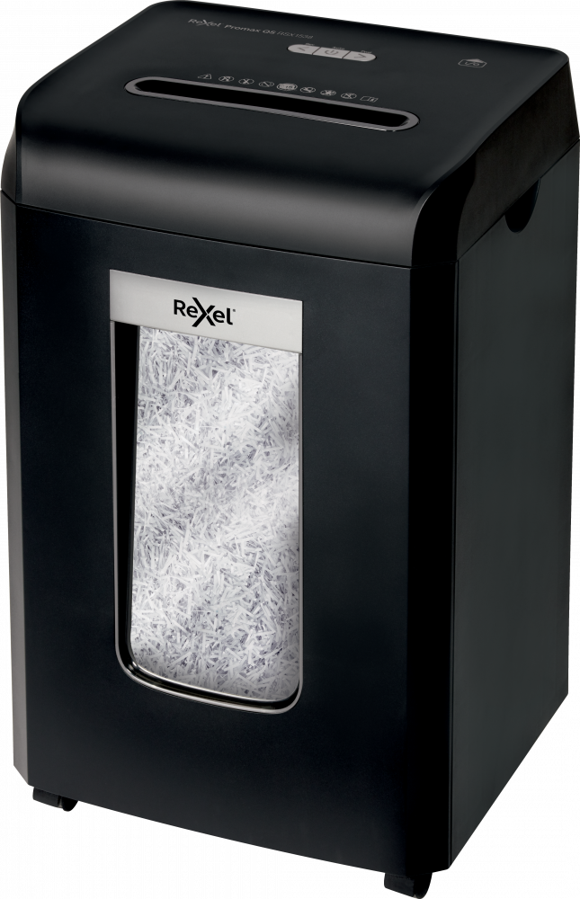 Niszczarka Rexel ProMax QS RSX1538, konfetti 4x40mm, 15 kartek, P-4 DIN, czarny