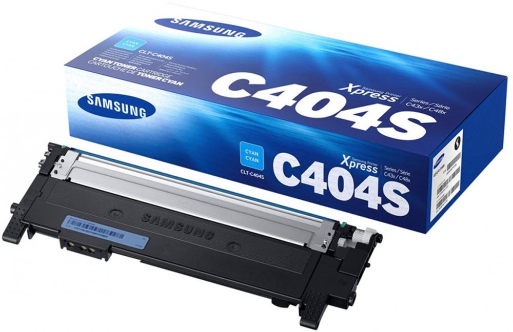 Toner Samsung CLT-C404S/ELS (CLT-C404S), 1000 stron, cyan (błękitny)