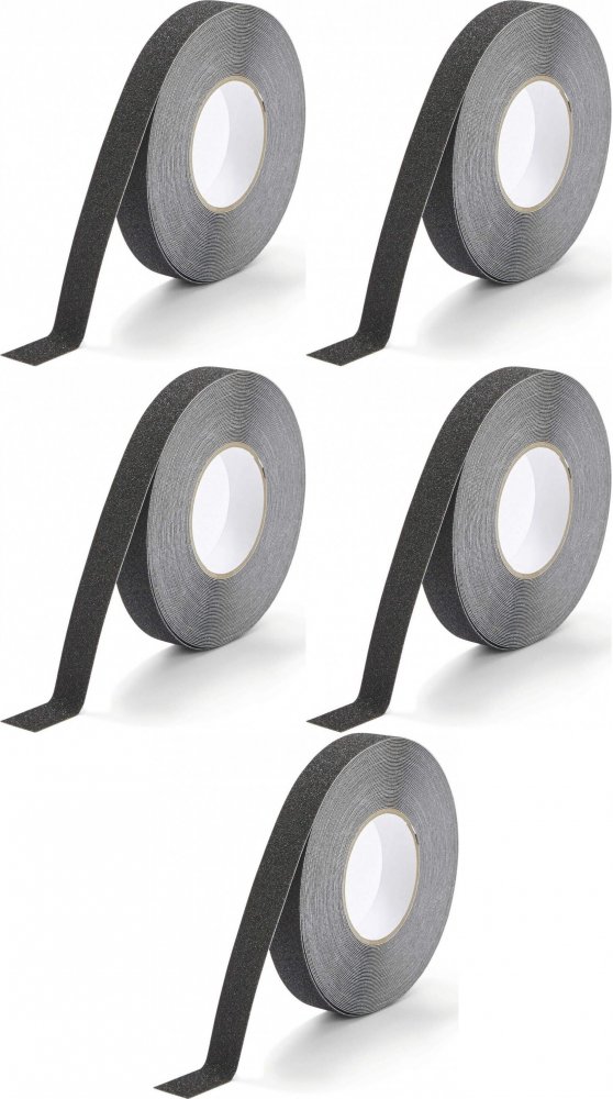 5x Taśma antypoślizgowa Durable Duraline Grip, 25mmx15m, czarny