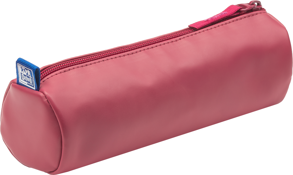 Piórnik tuba Oxford Touch Esse, bez wyposażenia, 22x7.5cm, poliuretan, żurawinowy