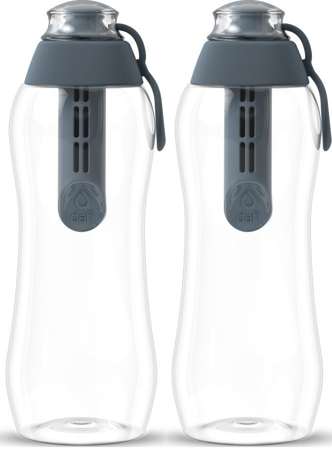 2x Butelka filtrująca Dafi, 0.3l, stalowy