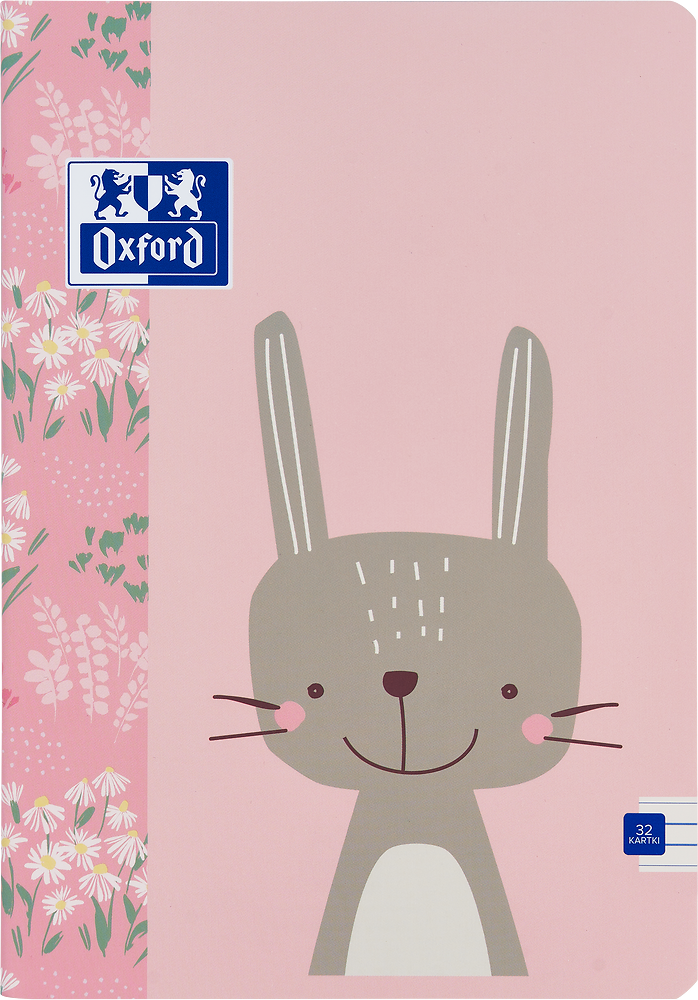 Zeszyt w wąskie linie Oxford Kids, A5, miękka oprawa, 32 kartki, mix wzorów