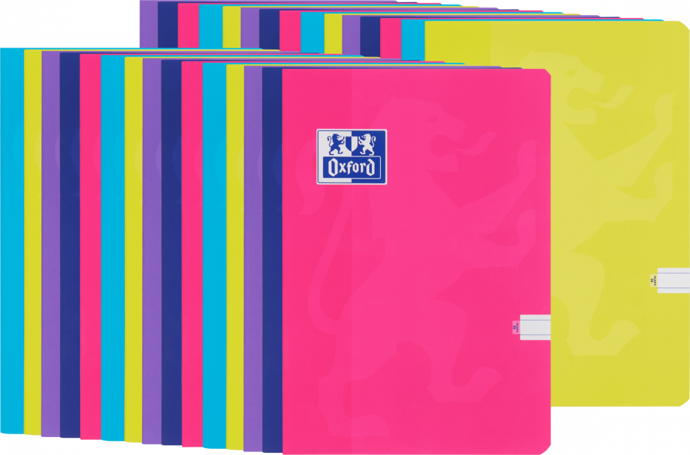 20x Zeszyt w linie Oxford Touch, A5, miękka oprawa, 32 kartki, mix kolorów