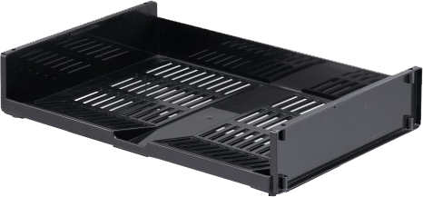 Półka na dokumenty Durable Optimo, A4, w poziomie, 324x62x230mm, plastikowa, antracytowy