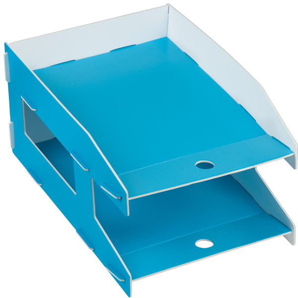 Półka na dokumenty Grand Notodesk GR-3002, składana, 330x245x165mm, niebieski