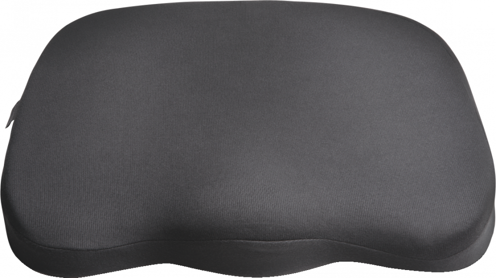 Poduszka na krzesło Kensington, ergonomiczna, czarny