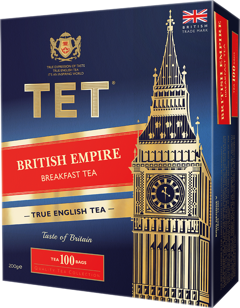 Herbata czarna w torebkach Tet The British Empire, 100 x 2g