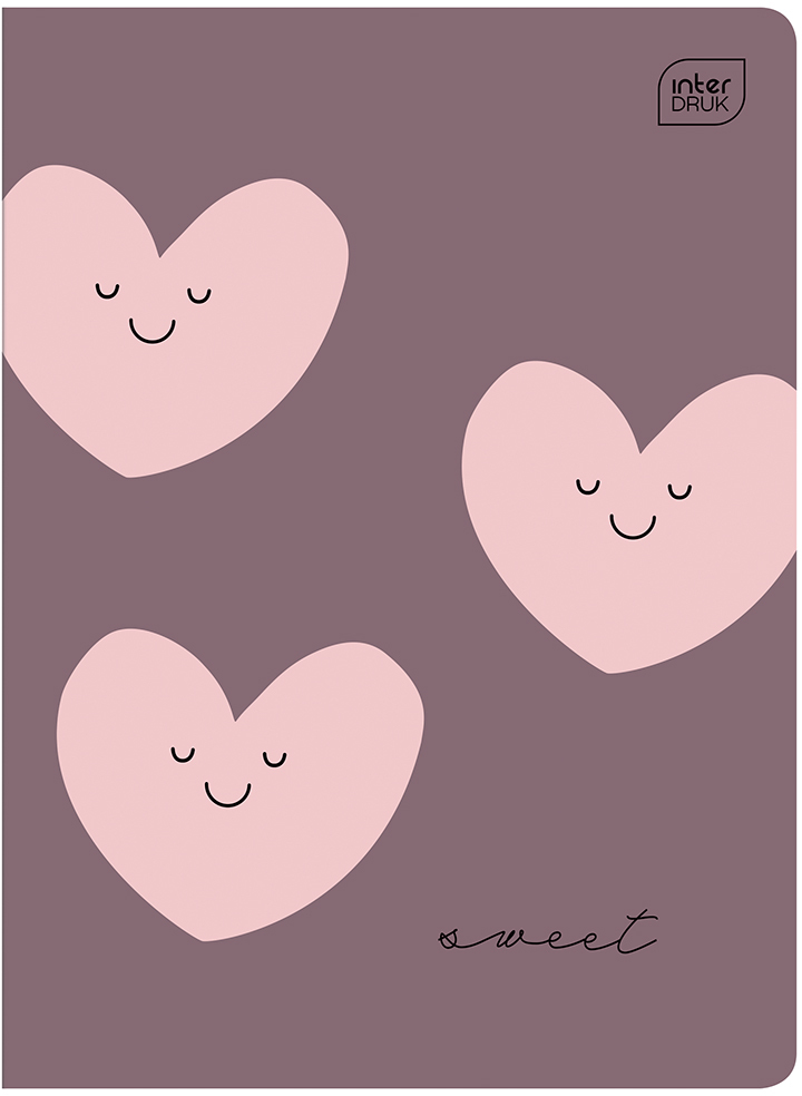 Zeszyt w linie Interdruk UV, A5, 32 kartki, mix wzorów