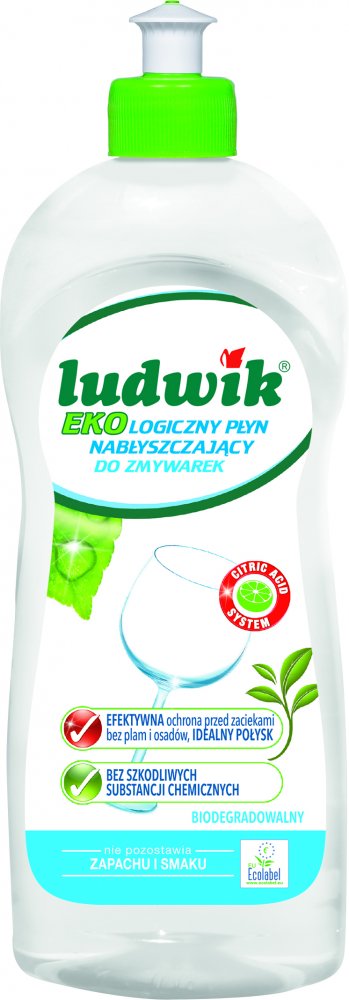 Płyn nabłyszczający do zmywarek Ludwik Ekologiczny, 500ml